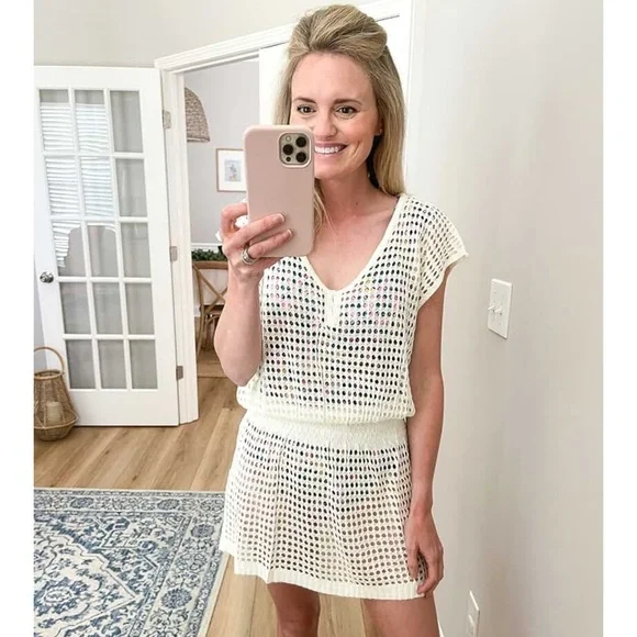 Crochet Beach Coverup Dress - Picture 5 of 5